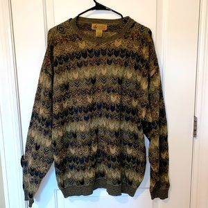 Casual Vintage Long-Sleeve Crewneck